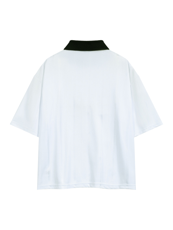 Unisex Striped Boxy Soccer Jersey