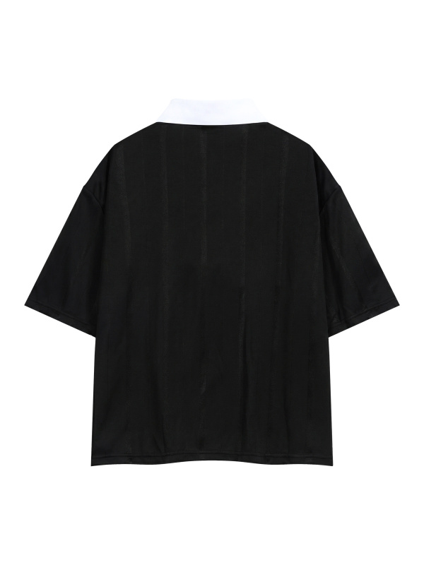 Unisex Striped Boxy Soccer Jersey