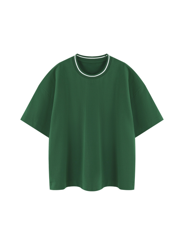 Unisex Boxy Ribbed T-Shirt