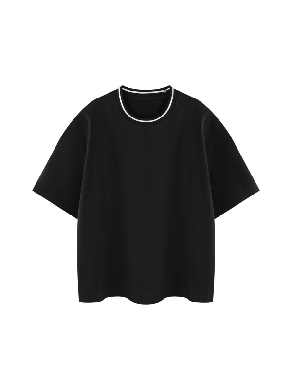 Unisex Boxy Ribbed T-Shirt