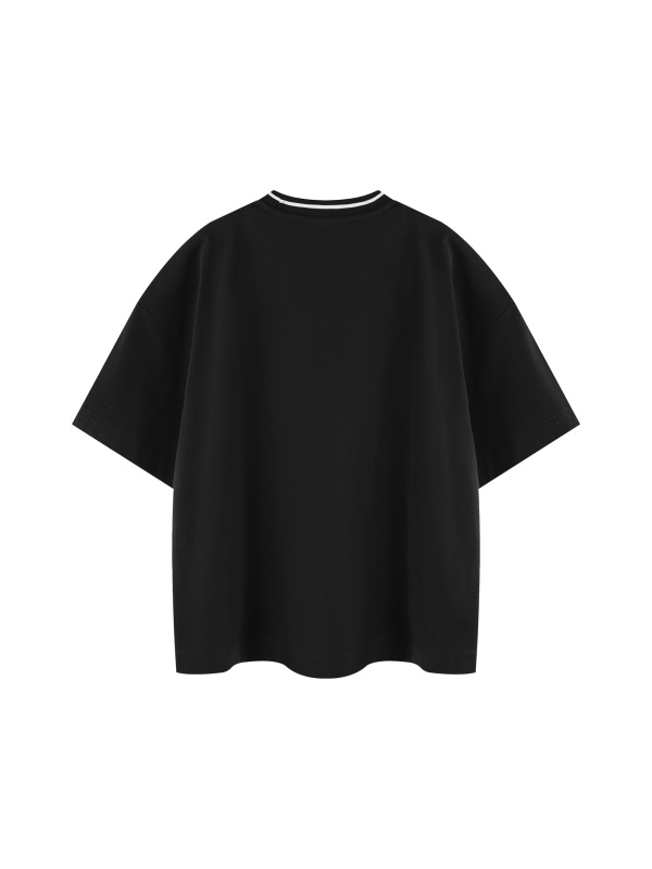 Unisex Boxy Ribbed T-Shirt