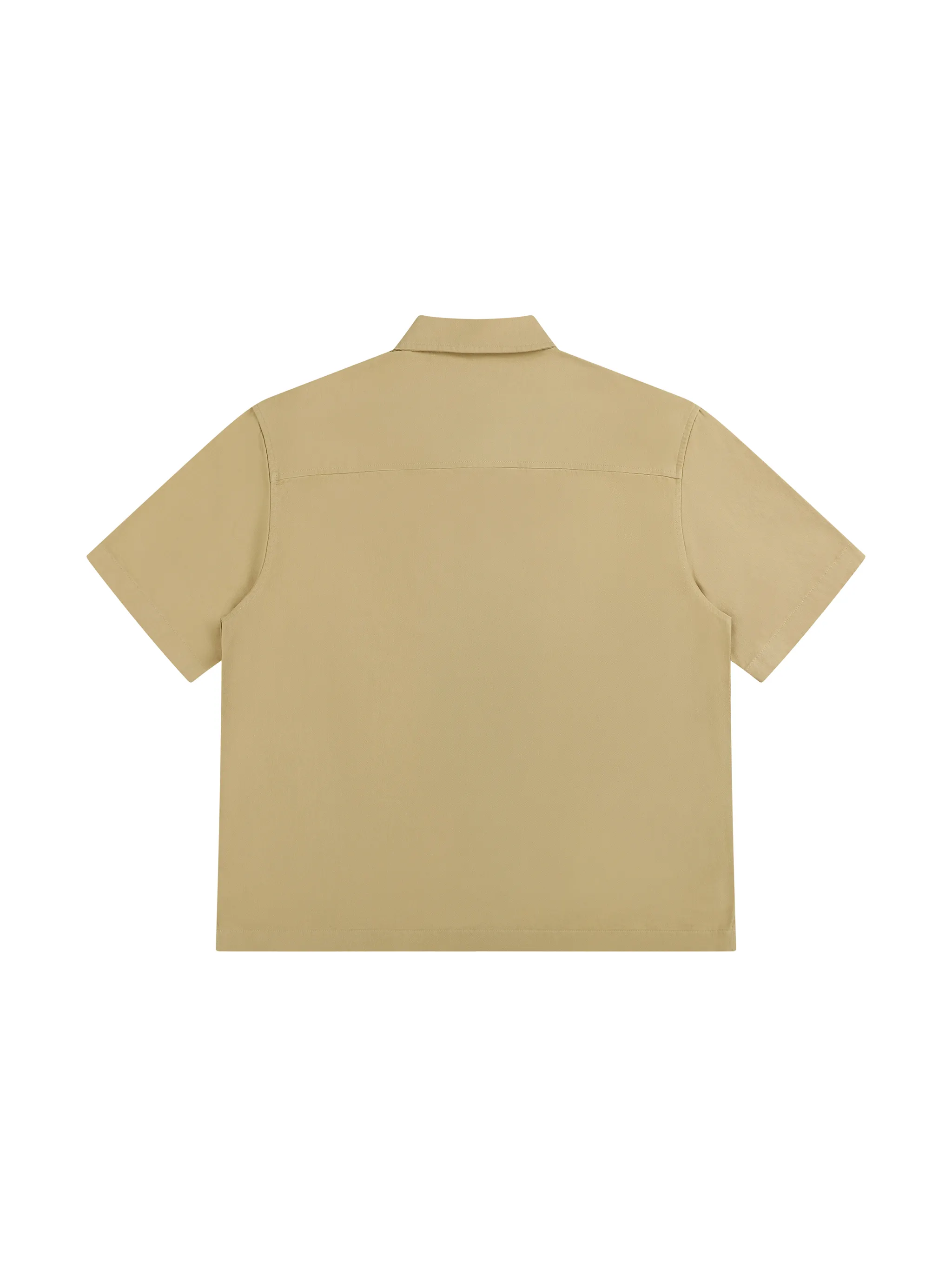 Unisex Boxy Patch Pocket Short Sleeve Shirt