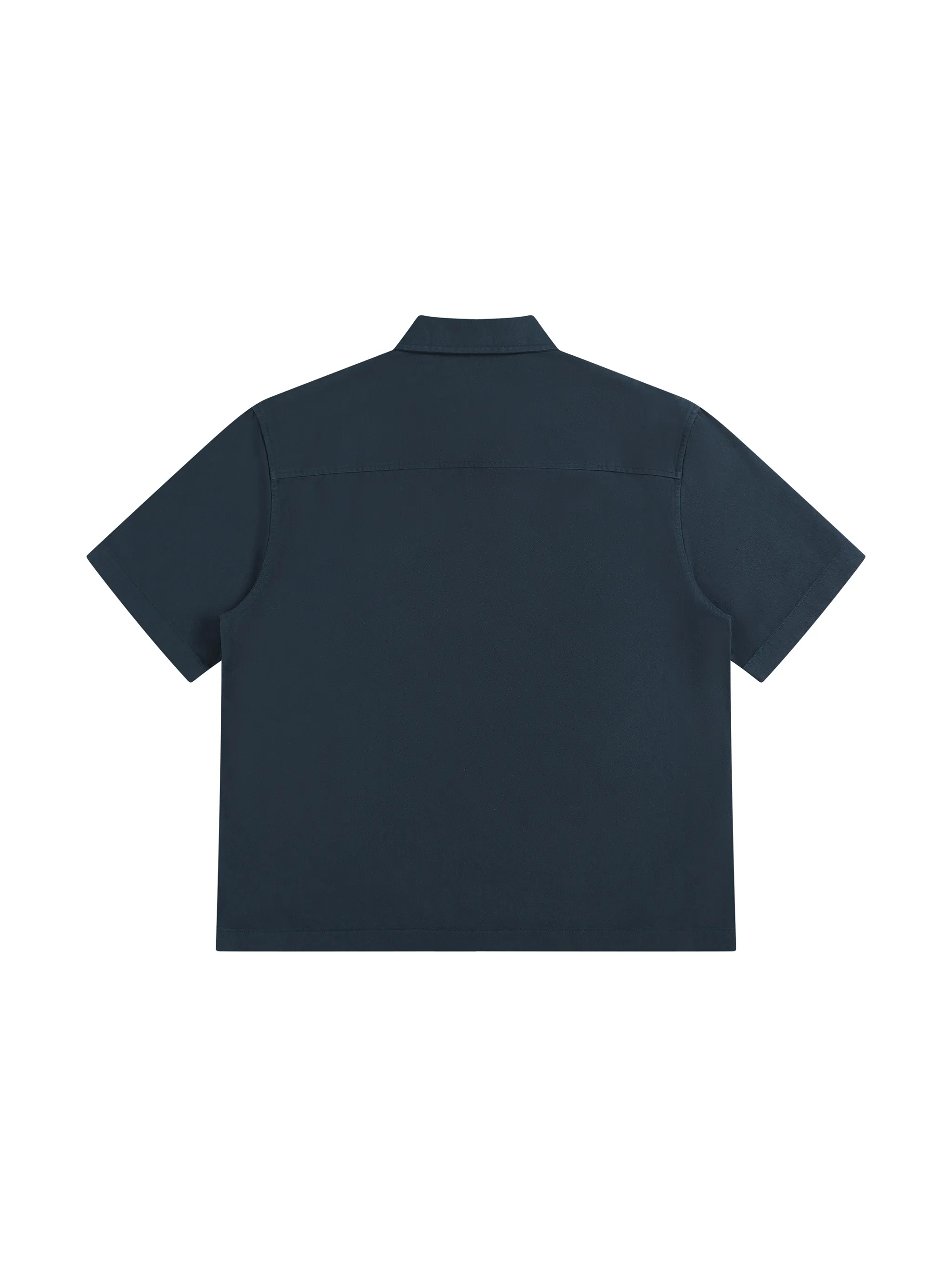 Unisex Boxy Patch Pocket Short Sleeve Shirt