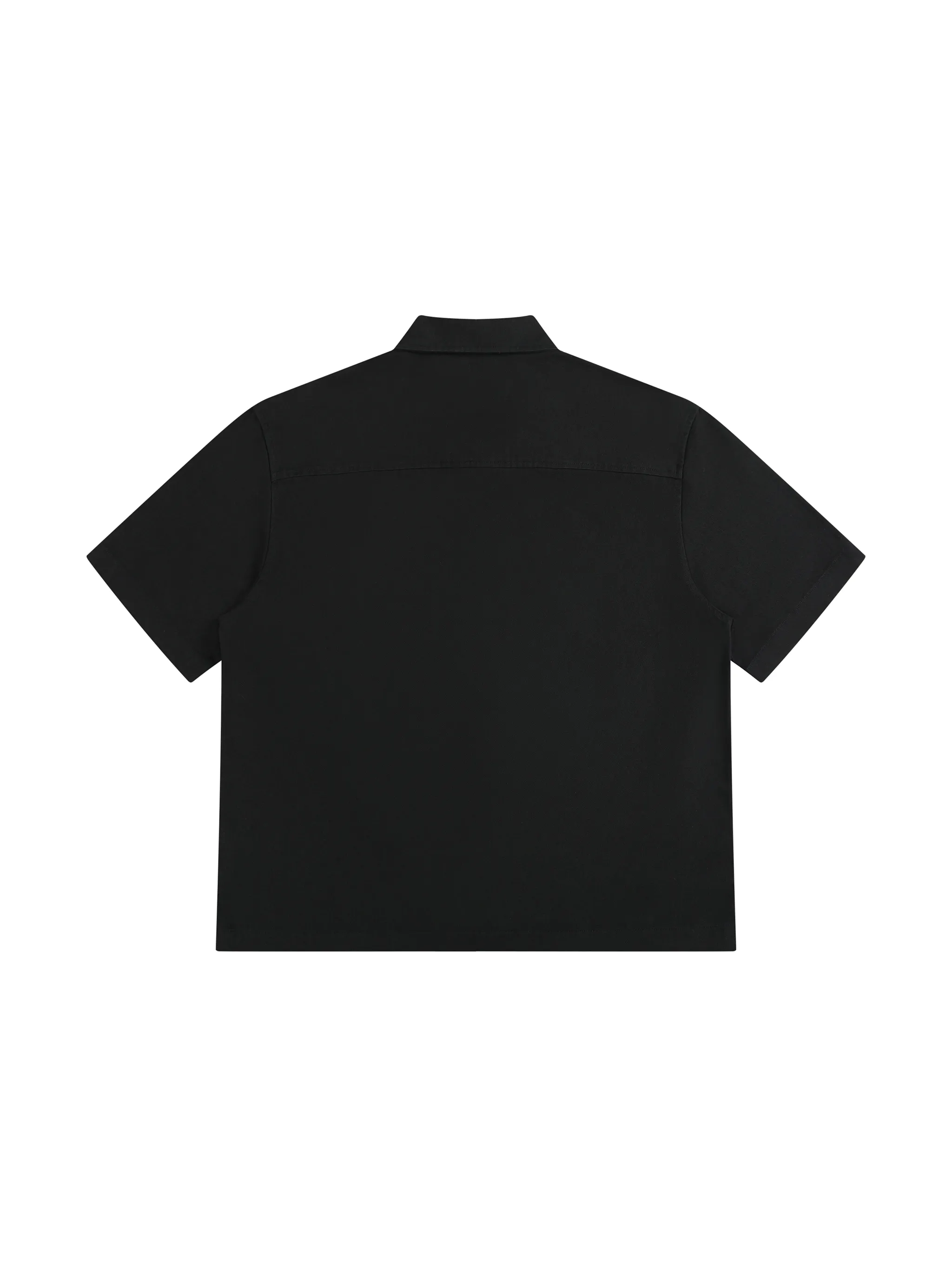 Unisex Boxy Patch Pocket Short Sleeve Shirt
