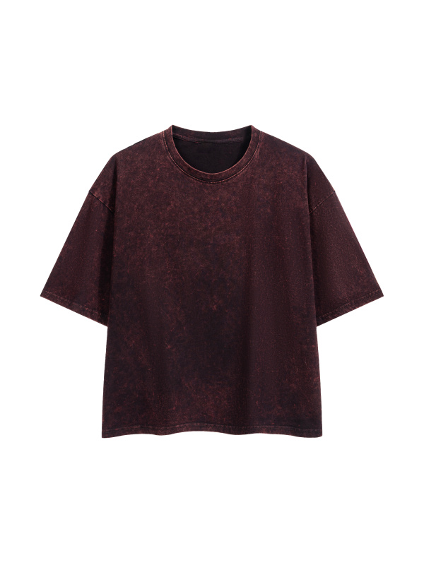 Unisex Mineral Wash Boxy T-Shirt