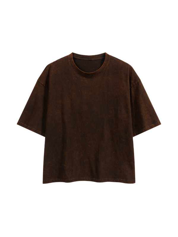 Unisex Mineral Wash Boxy T-Shirt
