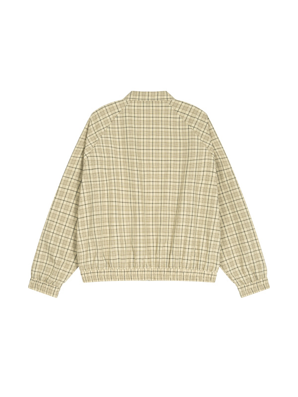Unisex Plaid Full-Zip Track Jacket
