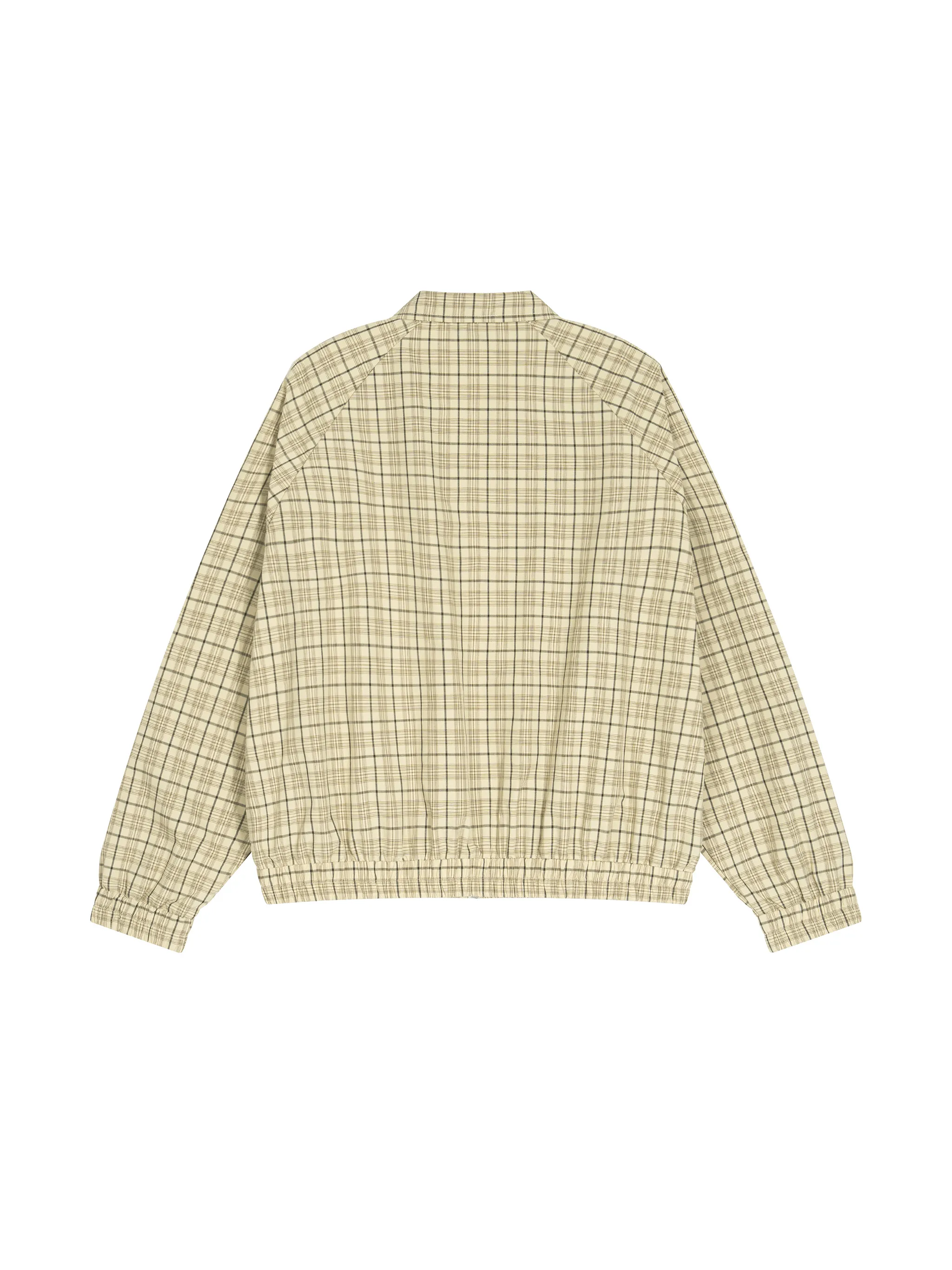 Unisex Plaid Full-Zip Track Jacket