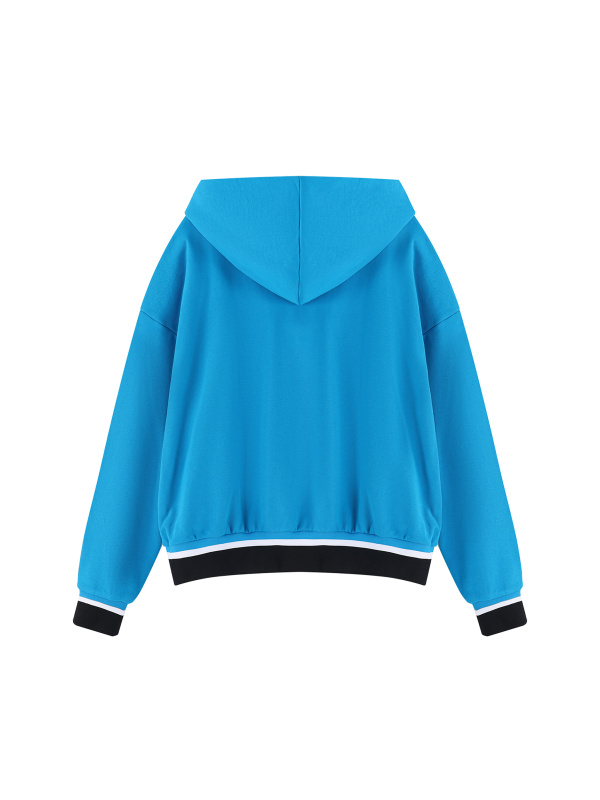Unisex Oversized Color Block Boxy Hoodie