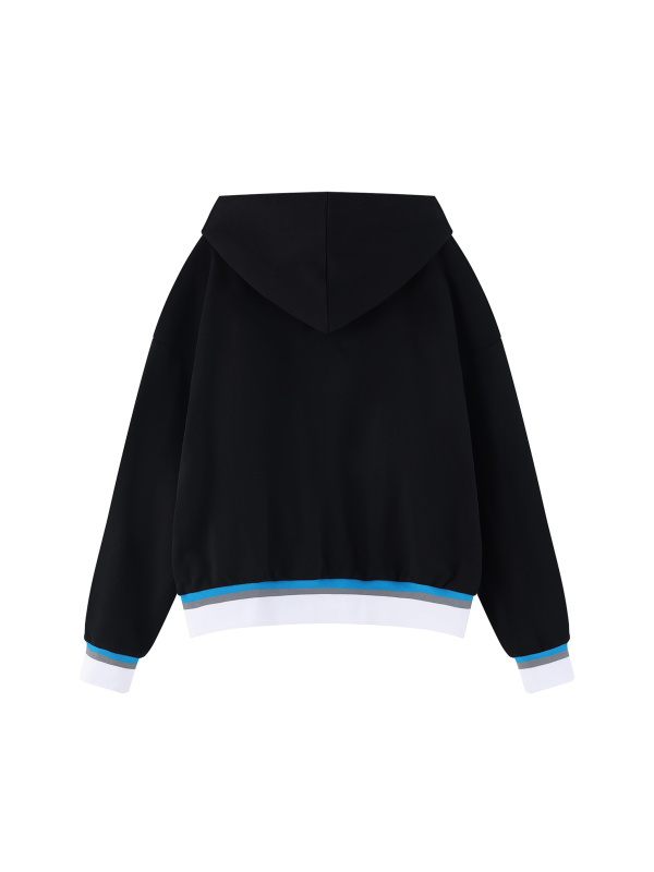 Unisex Oversized Color Block Boxy Hoodie