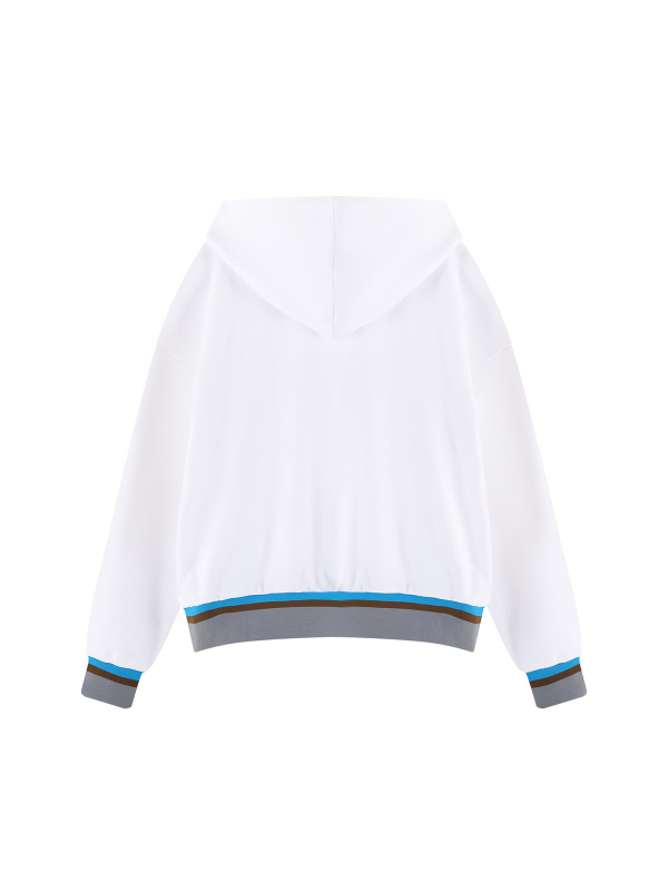 Unisex Oversized Color Block Boxy Hoodie