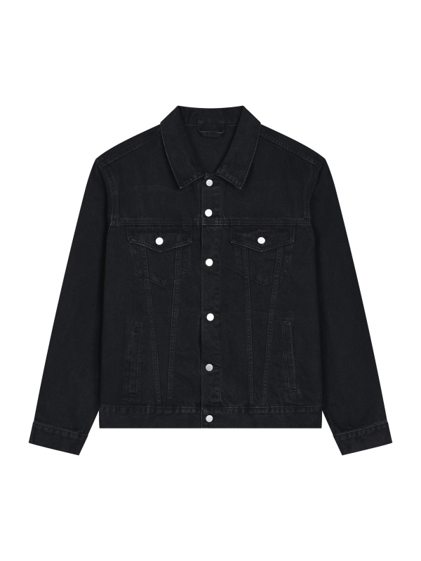 Unisex Vintage Wash Denim Jacket