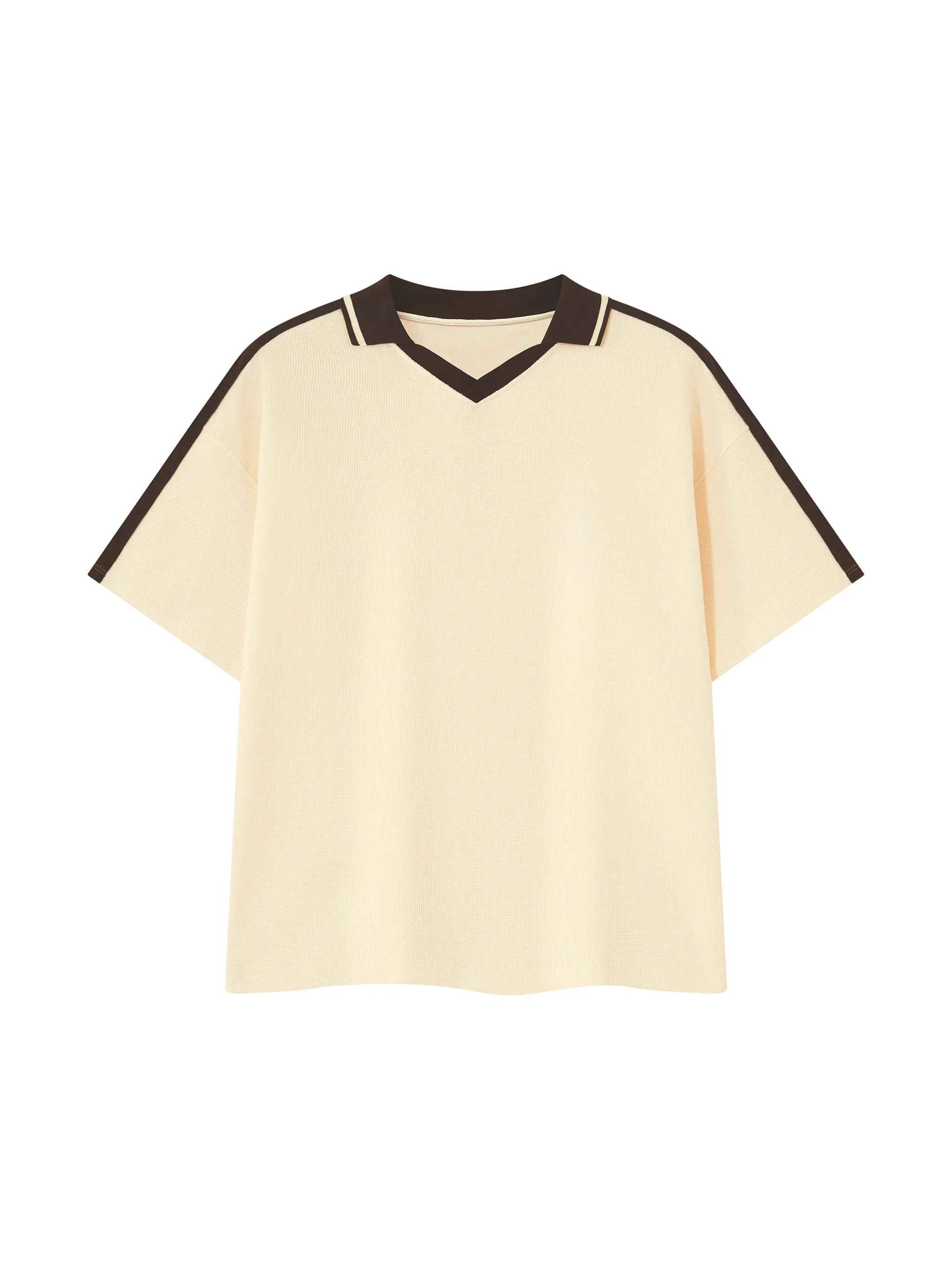 Unisex Color Block Polo Shirt