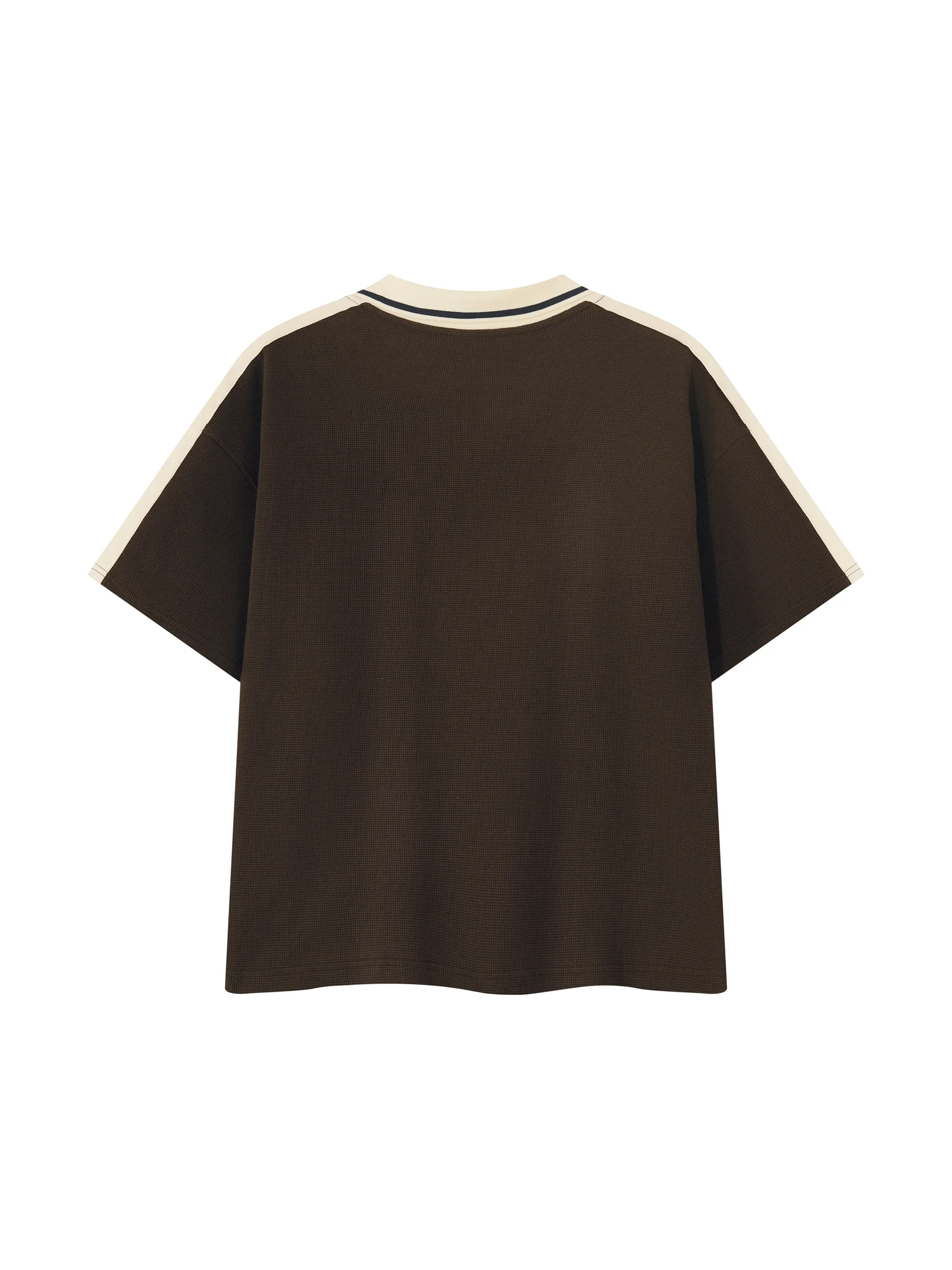 Unisex Color Block Polo Shirt