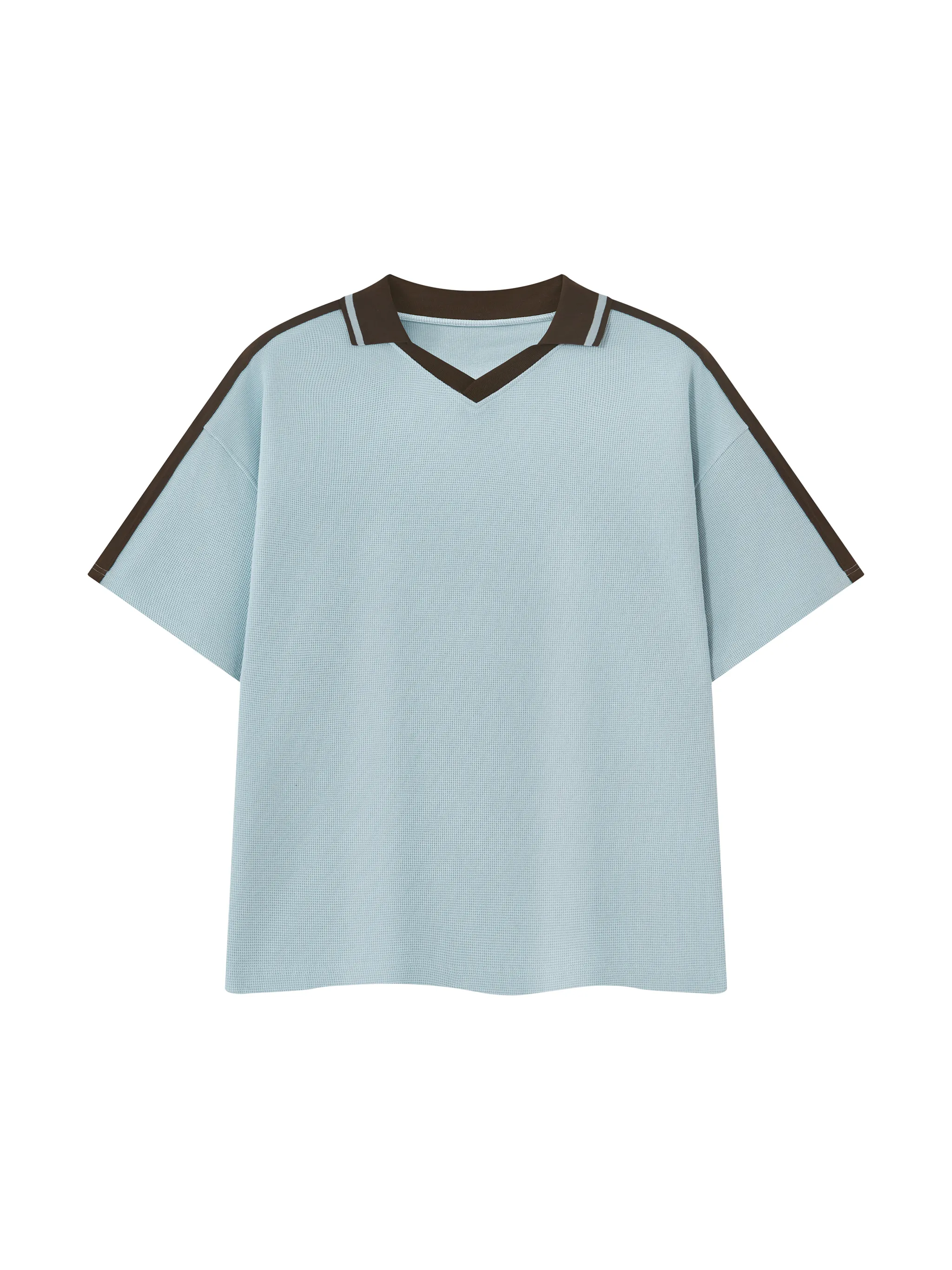 Unisex Color Block Polo Shirt
