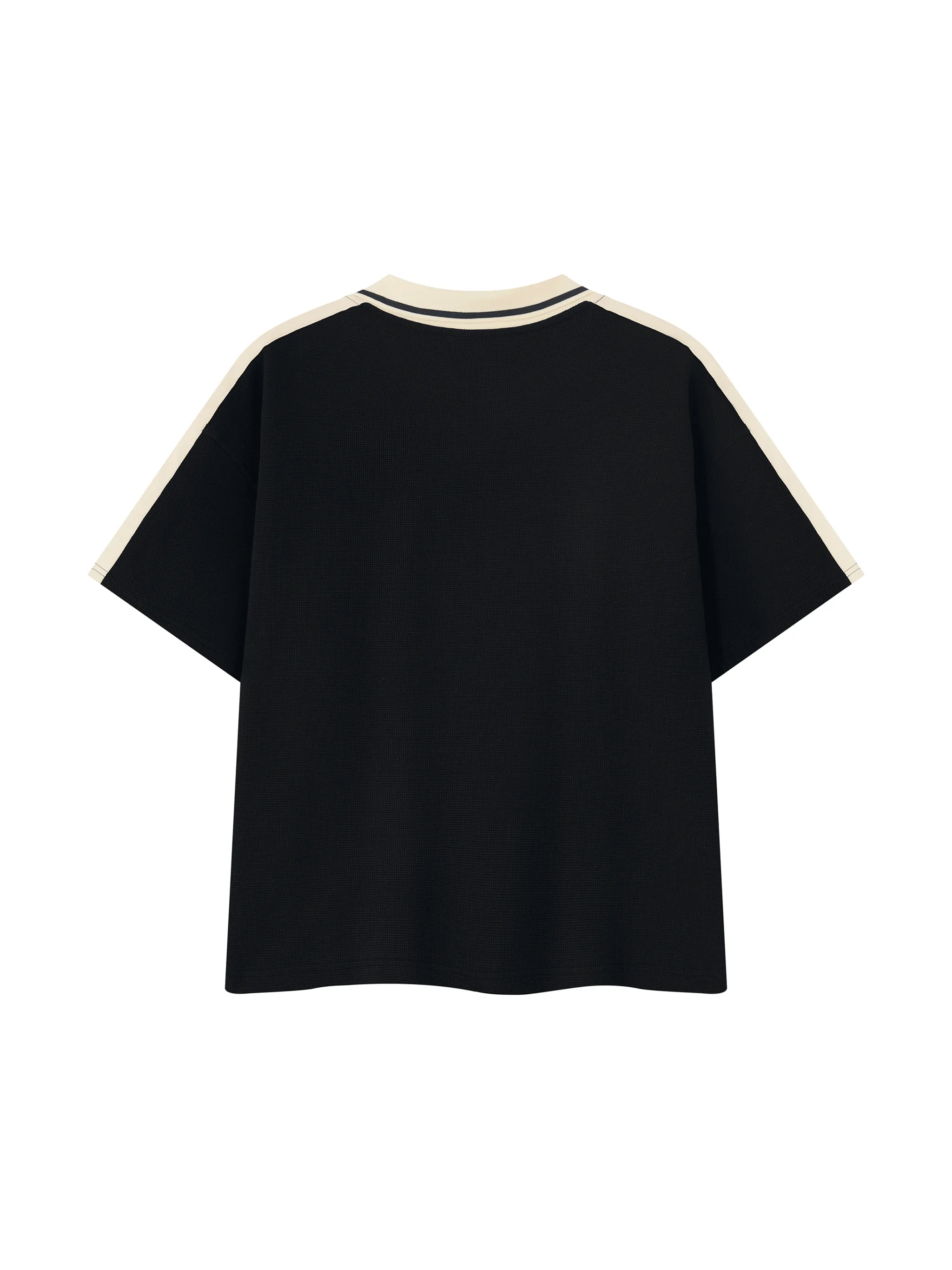 Unisex Color Block Polo Shirt