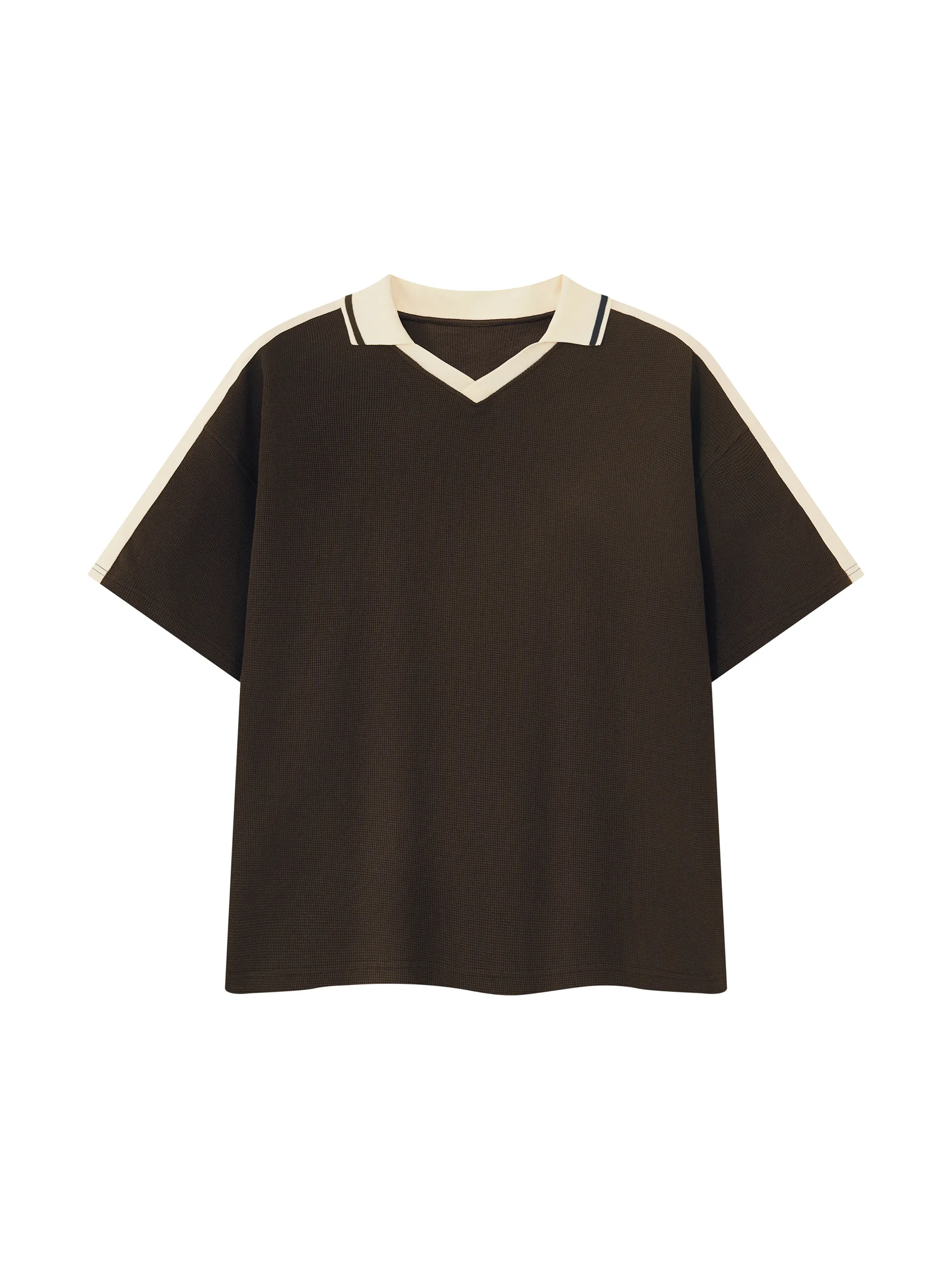 Unisex Color Block Polo Shirt