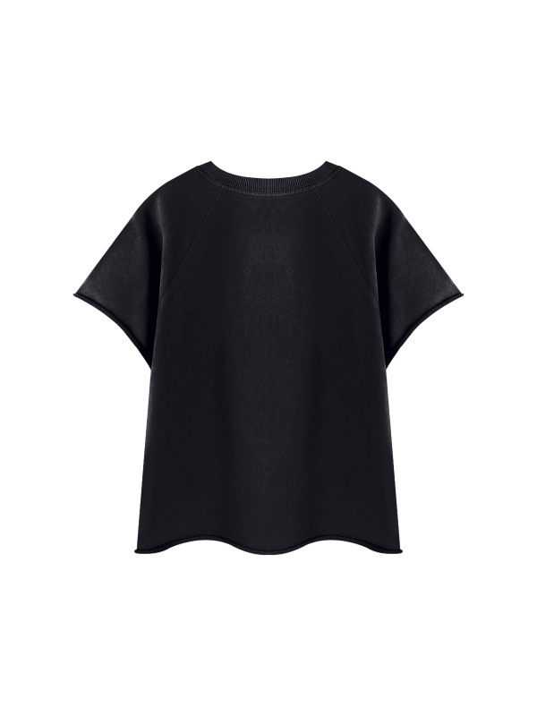 Unisex Vintage Wash Raw Edge T-Shirt