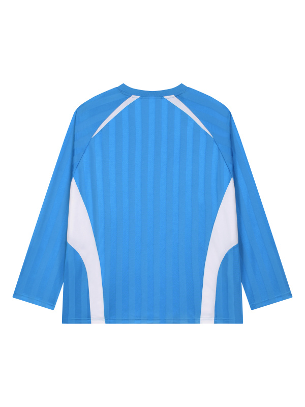 Unisex Color Block Jacquard Soccer Jersey