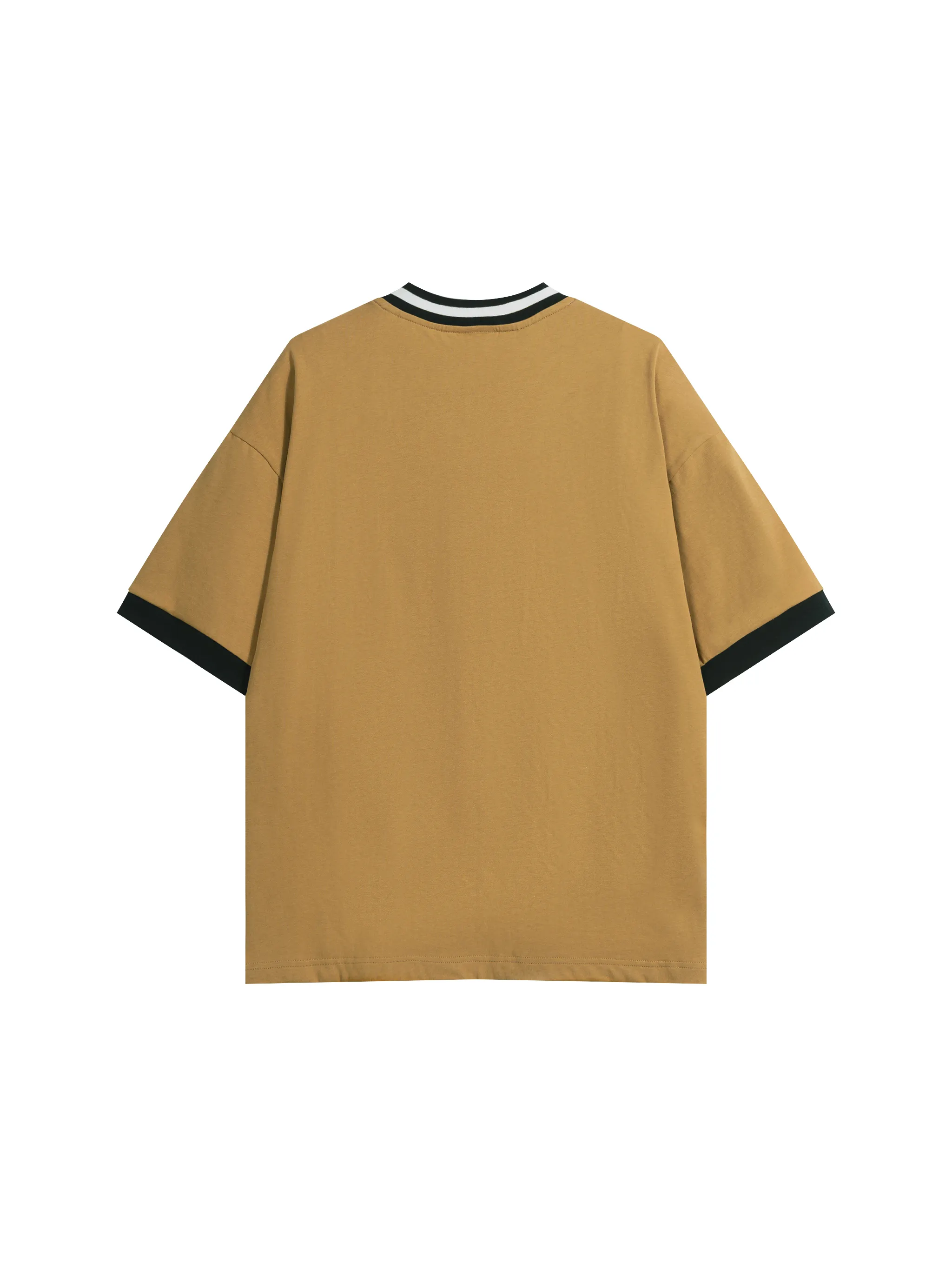 Unisex Color Block V-Neck T-Shirt