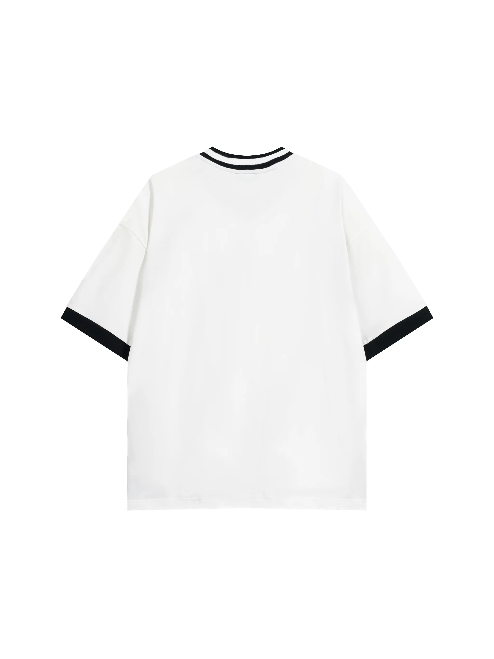 Unisex Color Block V-Neck T-Shirt