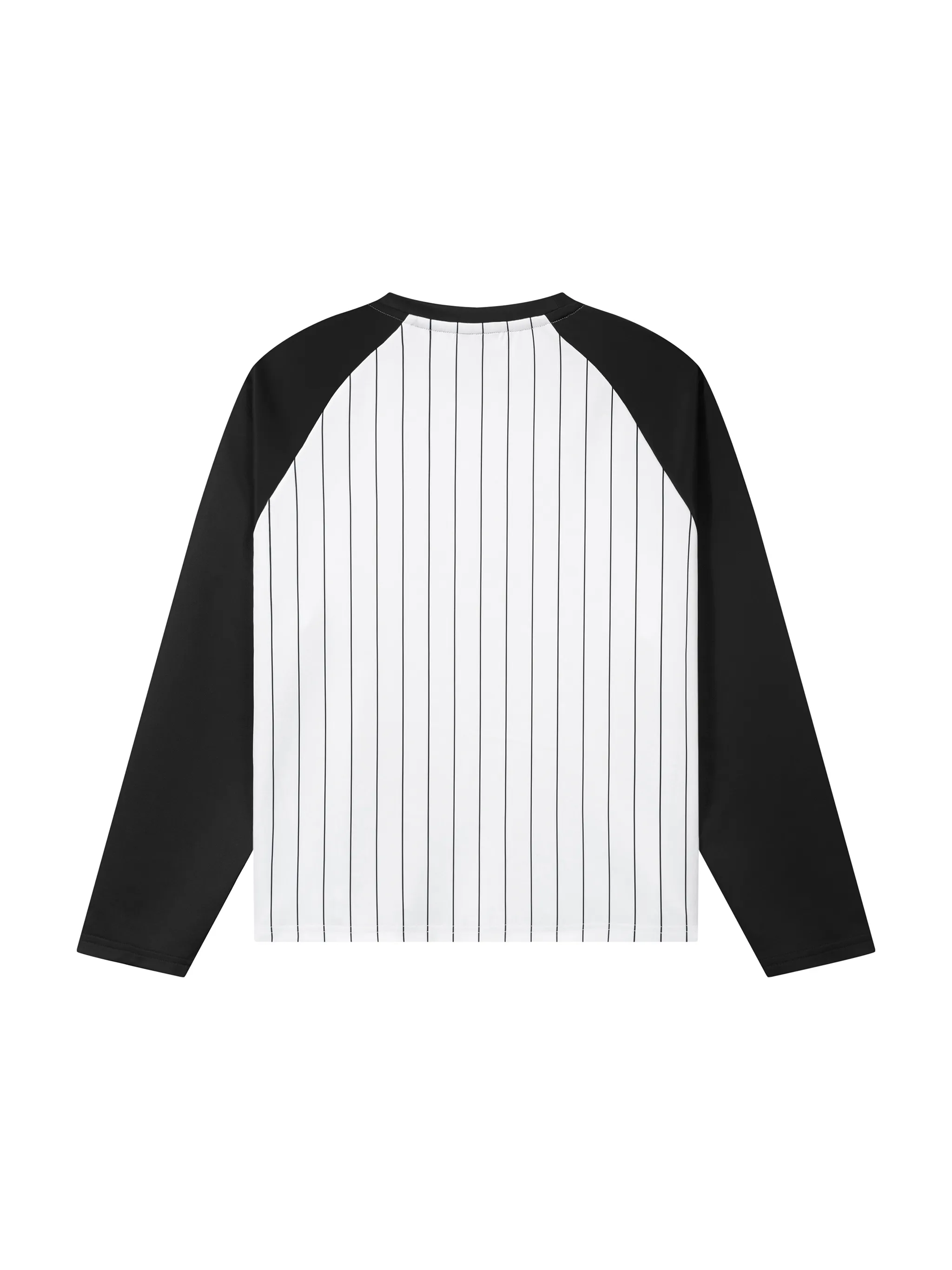 Unisex Striped Raglan Long Sleeve T-Shirt