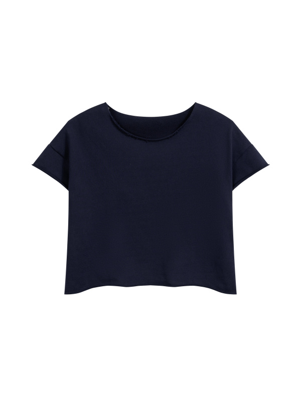 Unisex Heavyweight Boxy Raw Edge T-Shirt