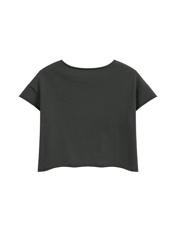 Unisex Heavyweight Boxy Raw Edge T-Shirt