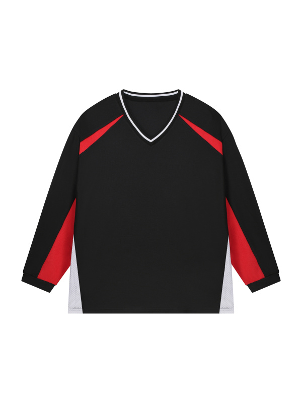 Unisex Color Block Long Sleeve Jersey