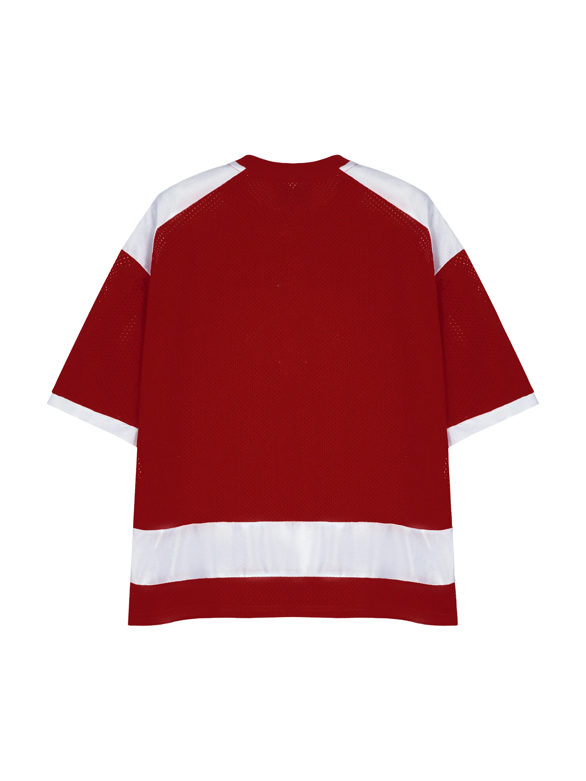 Unisex Raglan Sleeve Mesh Boxy T-Shirt