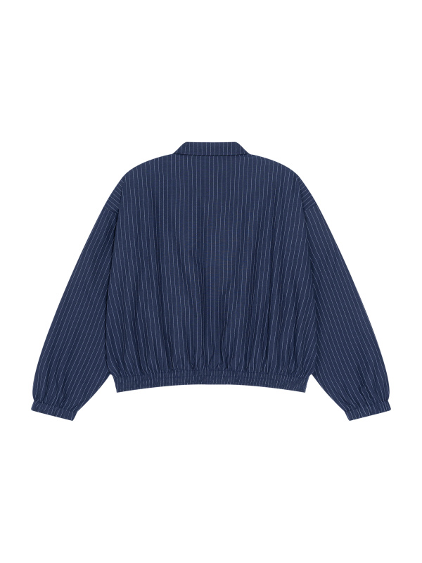 Unisex Striped Full-Zip Track Jacket