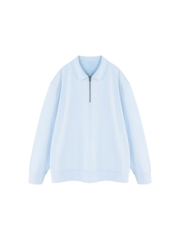 Unisex Vintage Wash Quarter-Zip Sweatshirt