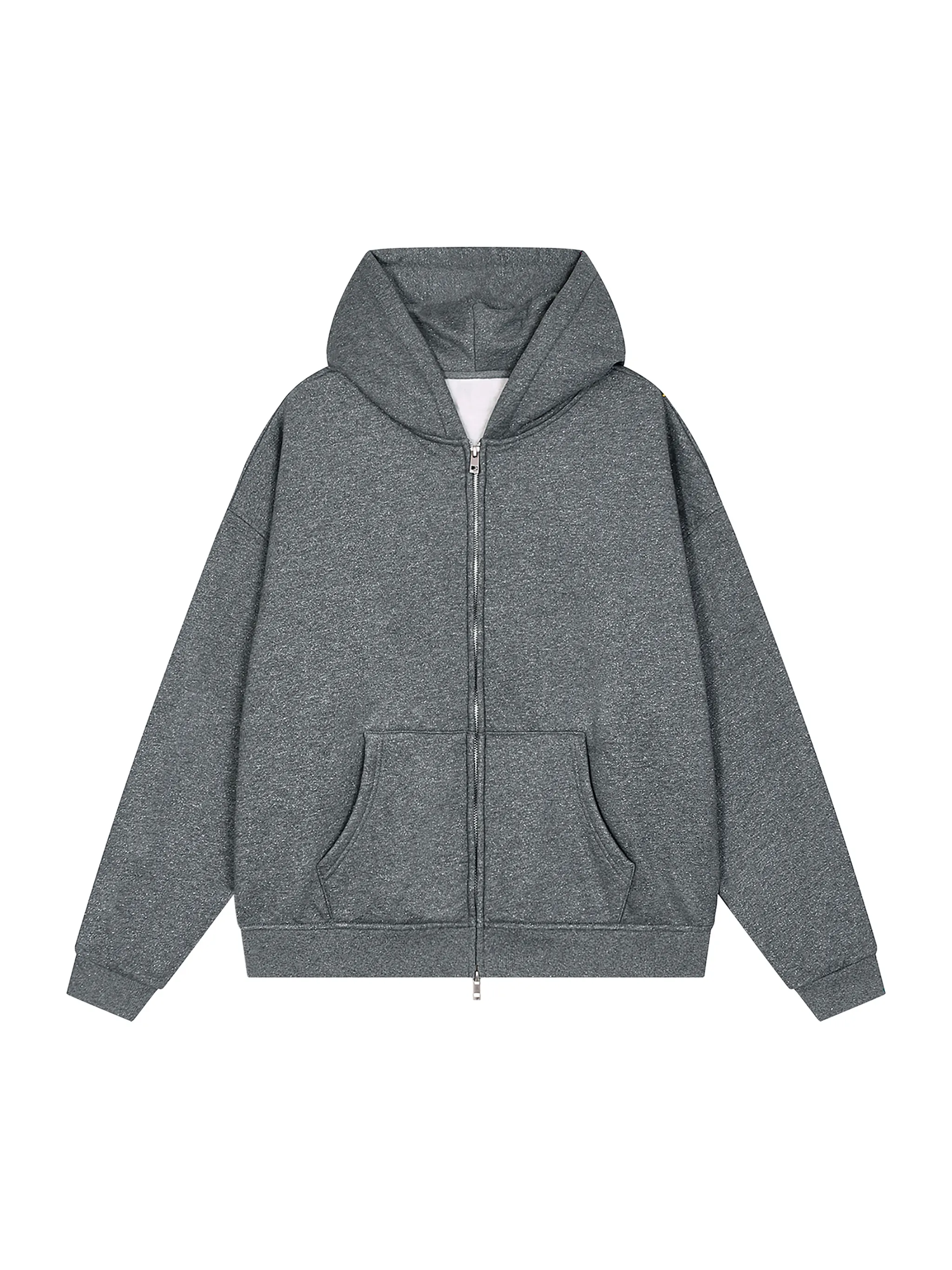 Unisex Sparkles Full Zip Boxy Hoodie