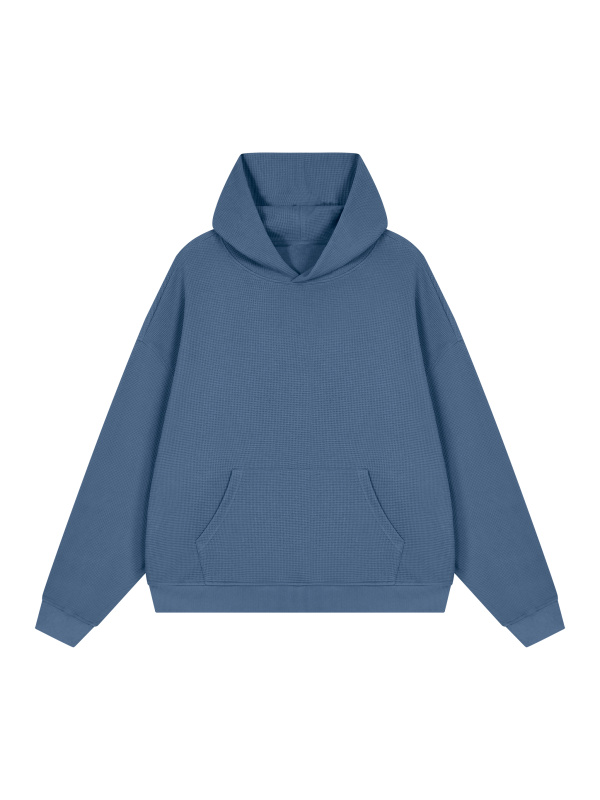 Unisex Waffle Boxy Hoodie