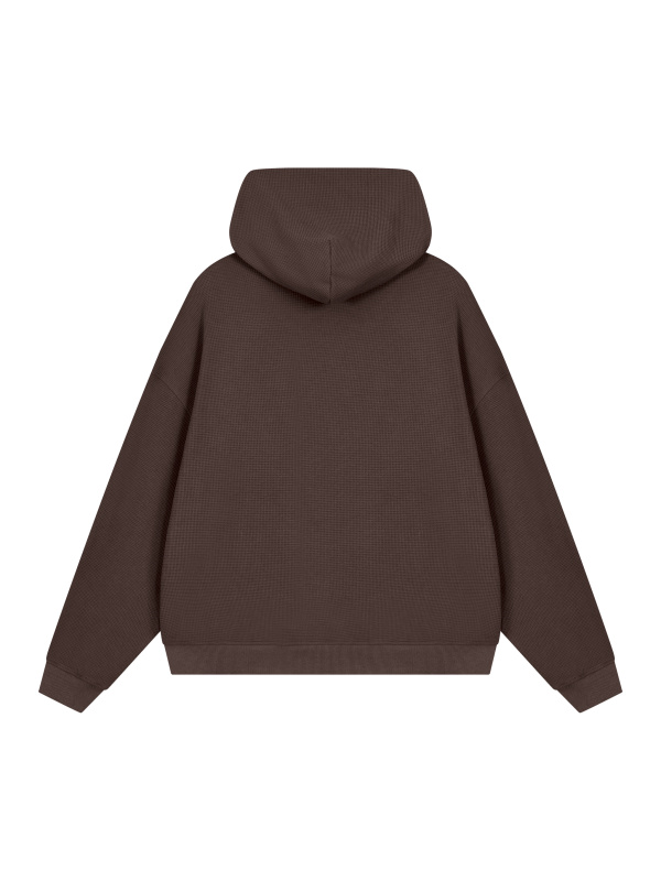 Unisex Waffle Boxy Hoodie