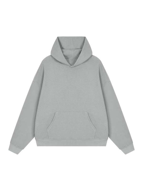 Unisex Waffle Boxy Hoodie