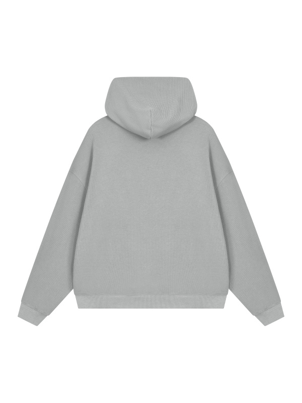Unisex Waffle Boxy Hoodie