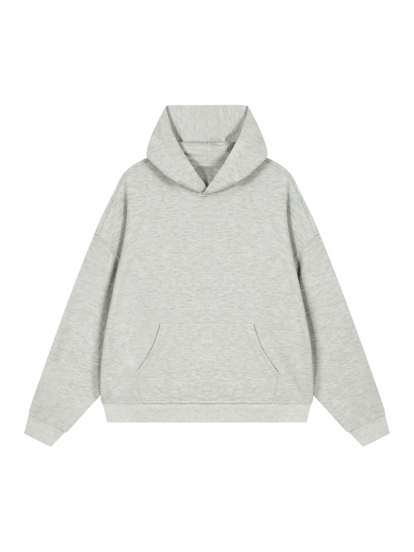 Unisex Waffle Boxy Hoodie
