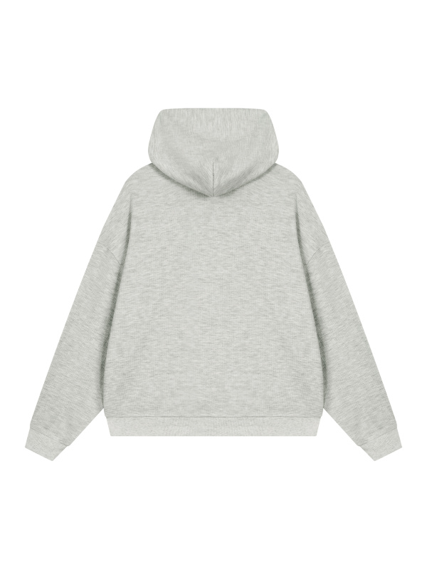 Unisex Waffle Boxy Hoodie