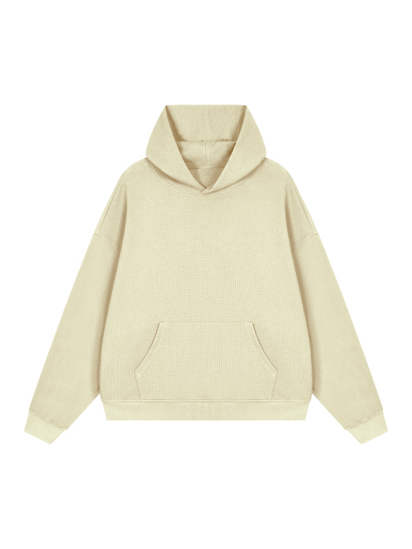 Unisex Waffle Boxy Hoodie