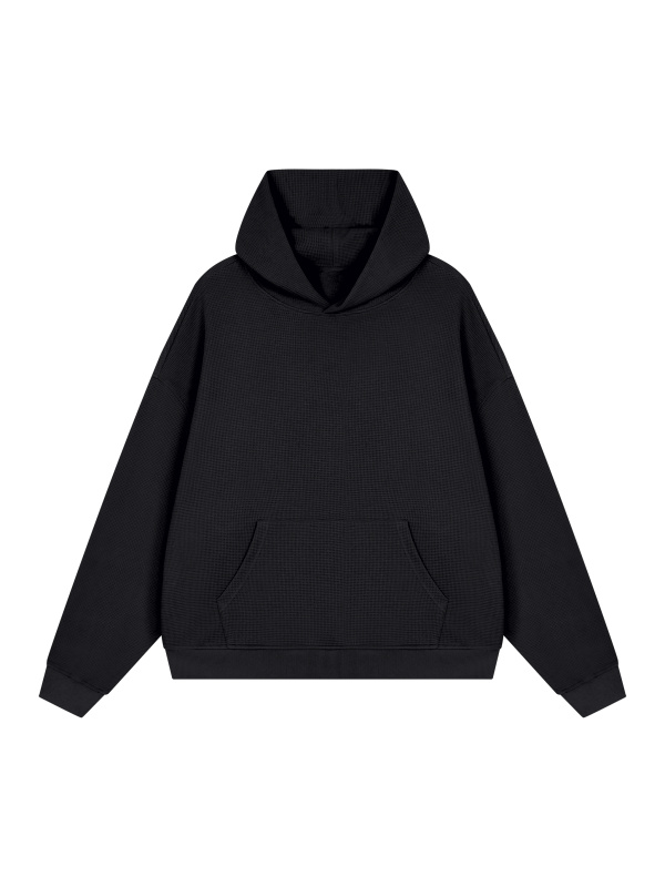 Unisex Waffle Boxy Hoodie