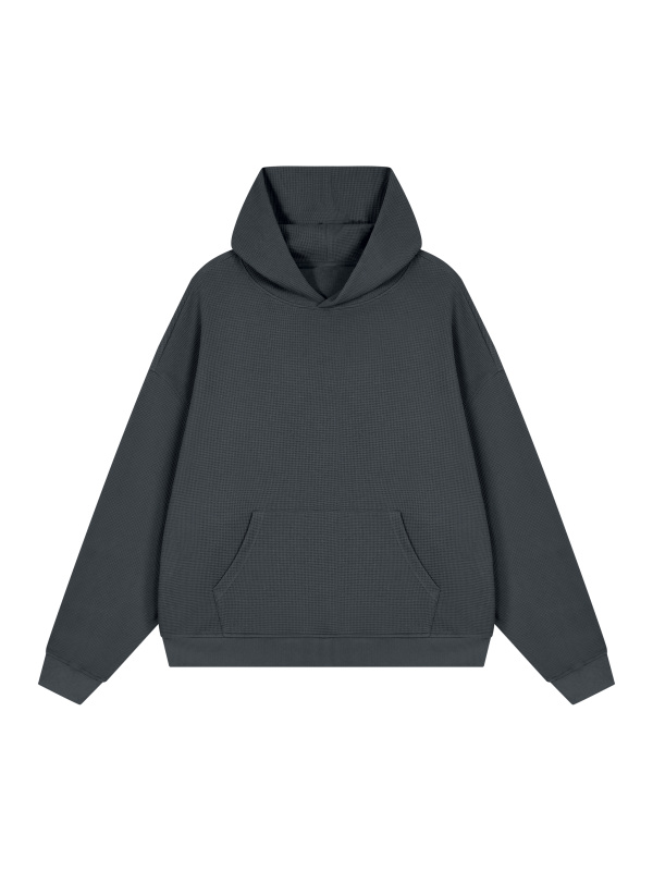 Unisex Waffle Boxy Hoodie
