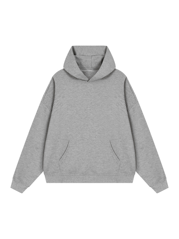 Unisex Waffle Boxy Hoodie