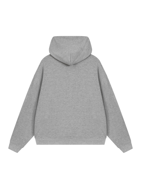 Unisex Waffle Boxy Hoodie