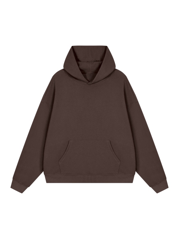 Unisex Waffle Boxy Hoodie