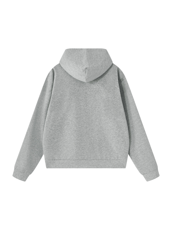 Unisex Drop Shoulder Full Zip Hoodie