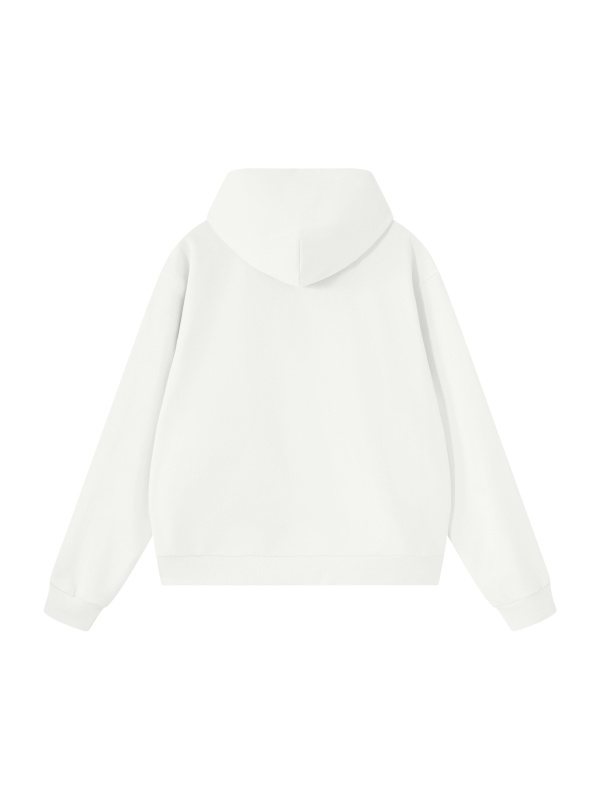 Unisex Drop Shoulder Full Zip Hoodie