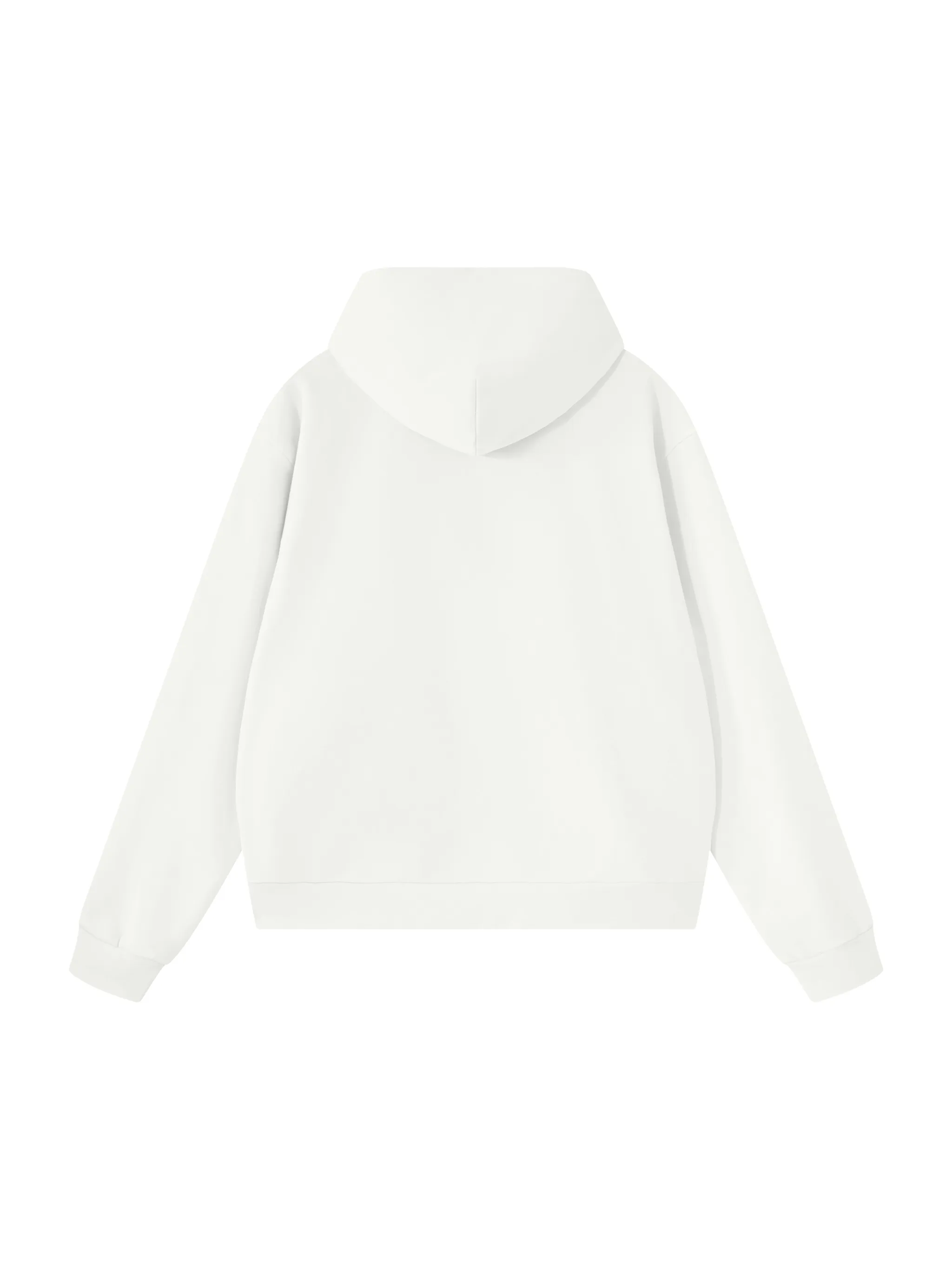 Unisex Drop Shoulder Full Zip Hoodie