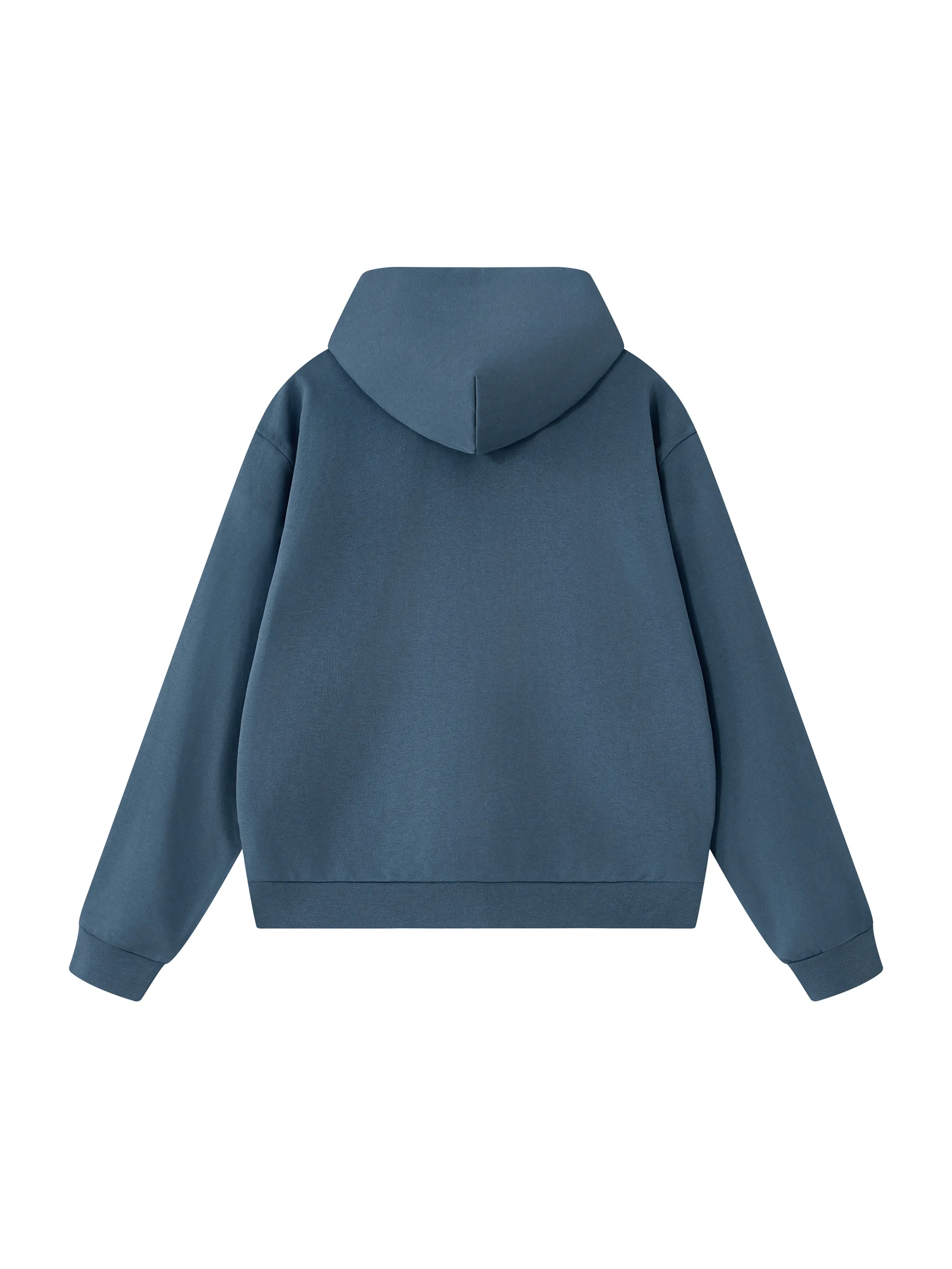 Unisex Drop Shoulder Full Zip Hoodie