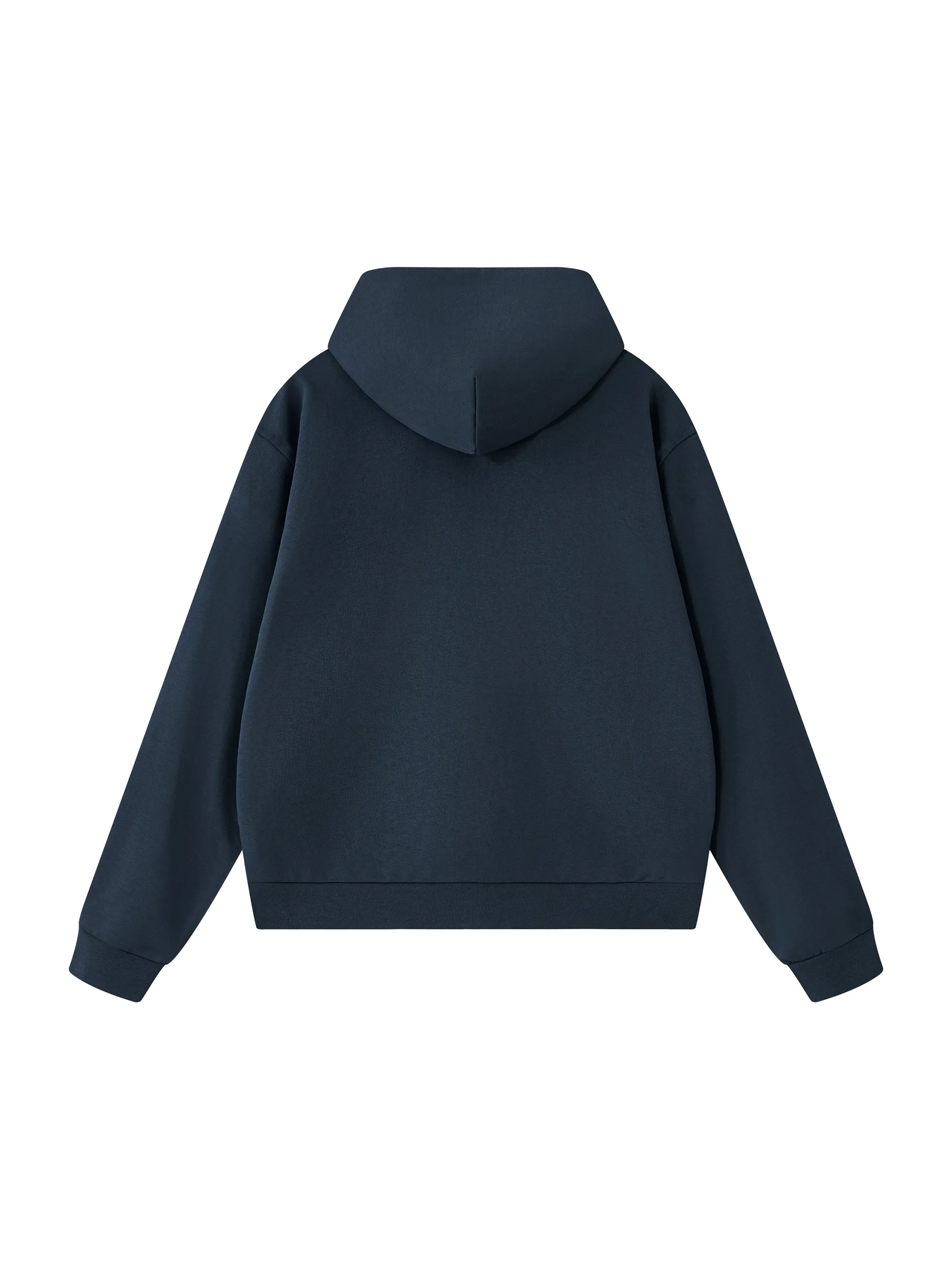 Unisex Drop Shoulder Full Zip Hoodie